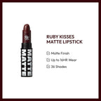 Lipstick, Matte Finish, Long-Lasting, Highly Pigmented, Smooth Apply, Full Coverage Lip Color Makeup (Berry Bossy)