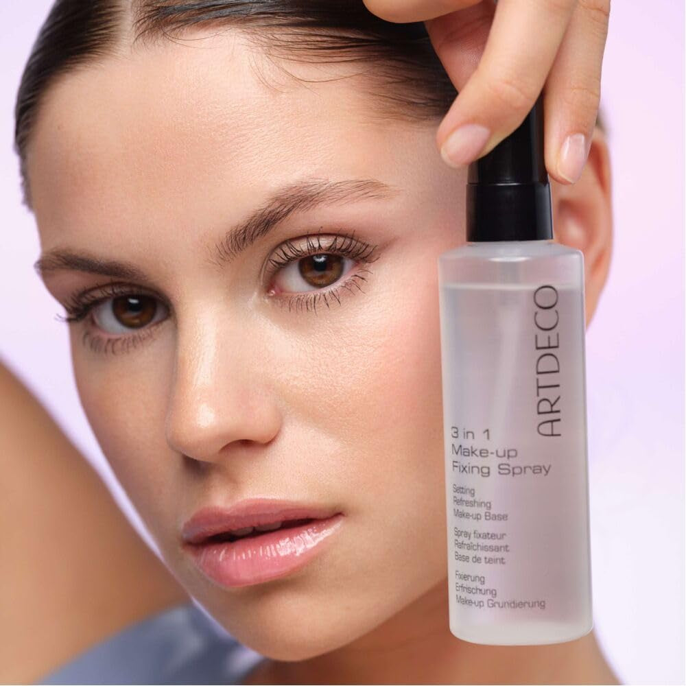 3 in 1 Make-Up Fixing Spray – Fix, Refresh, Prime: Prepare the Face for Makeup - Face Primer - Setting Spray - Vegan - 3.38 Fl Oz