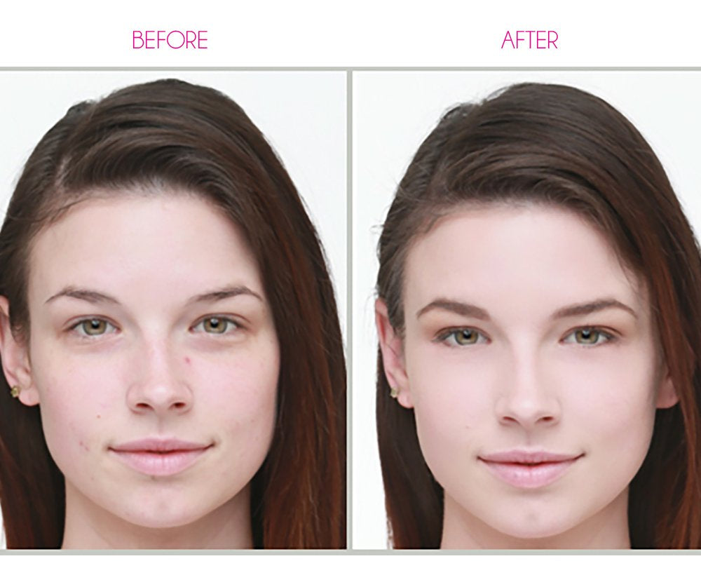 Airbrush Makeup Foundation | Light Golden Beige | GLAMOUR: Natural, Light Coverage, Matte 1.15 Oz.