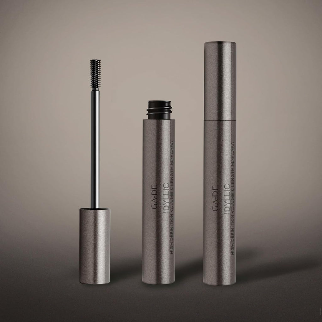 Idyllic High Definition Volume and Length Mascara - Infused with Marine Algae, Grape Seed Extract, and Hydra-Mineral Complex - Black - 0.3 Oz