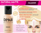 Airbrush Makeup Foundation | Light Golden Beige | GLAMOUR: Natural, Light Coverage, Matte 1.15 Oz.