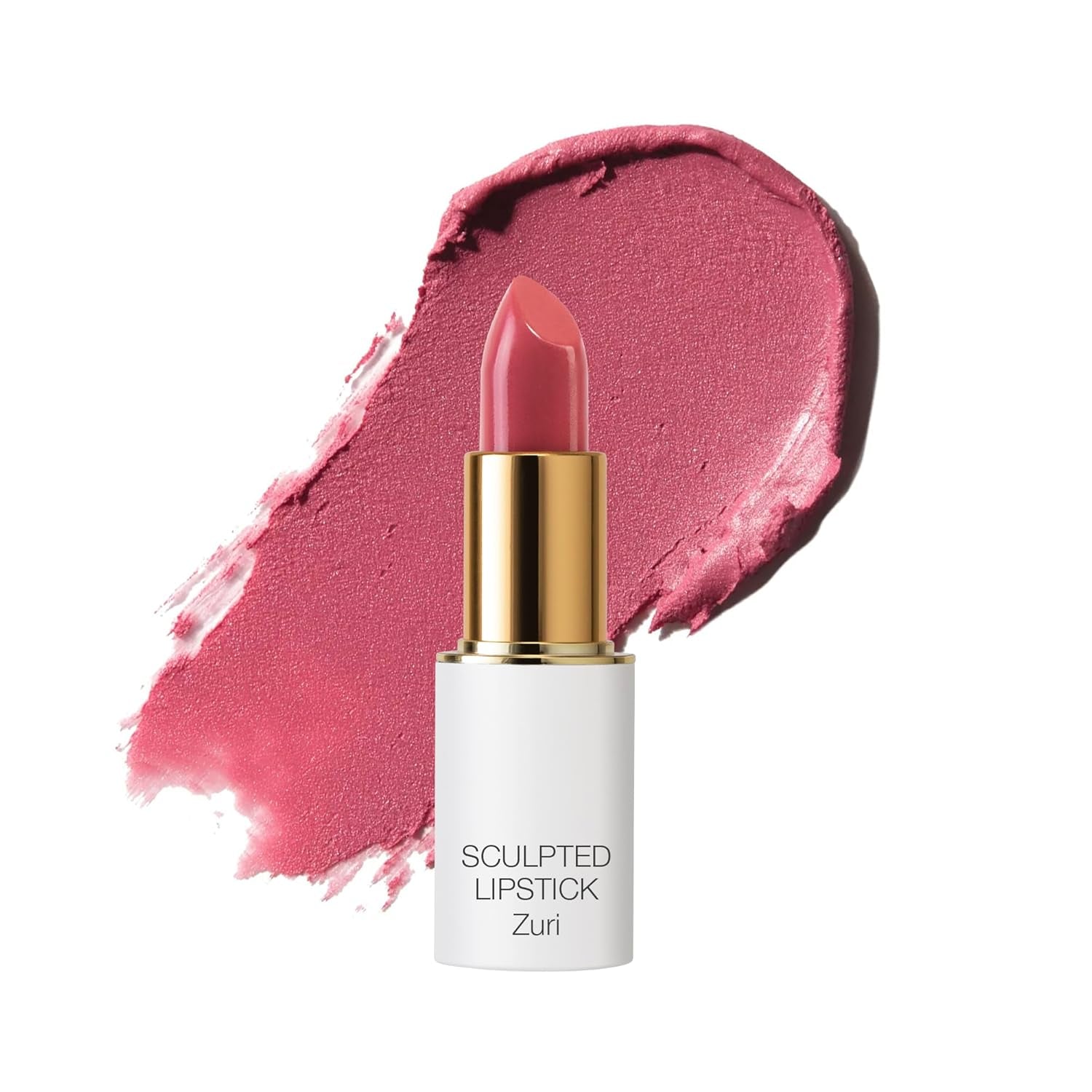 Full Bloom Sculpted Lipstick (Zuri - Modern Magenta) - Long Lasting Organic Lipstick with Jojoba Oil & Micro Hyaluronic Acid - 70% Organic Ingredients & Made in USA