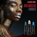 Lipstick Professional Hollywood Makeup Quality -Creamy & Long Lasting – Fashionable Eccentric Gothic Style - Ideal for Halloween - Unique Color & Rich Pigment (Blood Red)