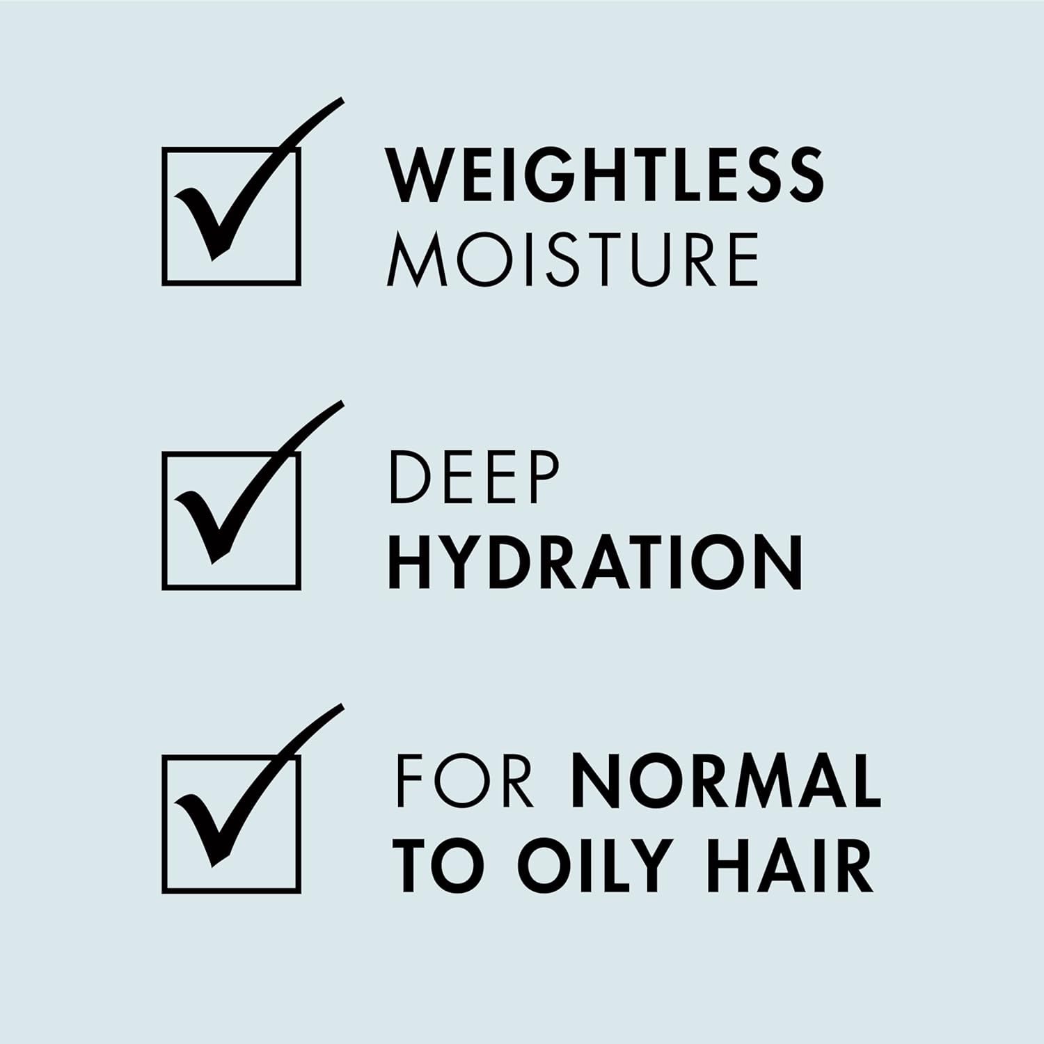 Hydra-Light Weightless Moisture Shampoo Replenishing Shampoo for Oily Hair Silicone Free 13.5 Oz