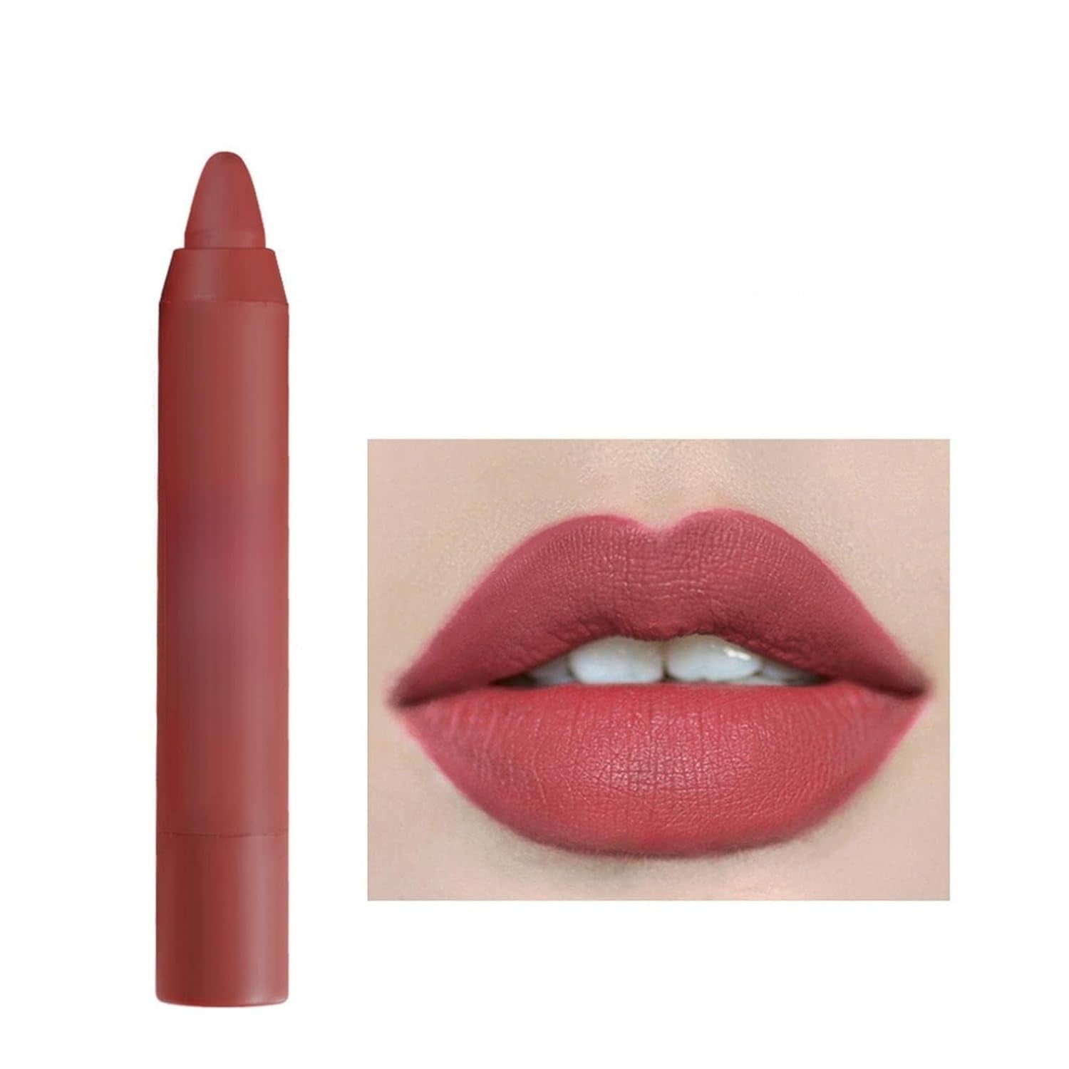 Matte Velvet Lipstick Lip Crayon Nourishing Non-Stick Cup Lip Stain Lip Gloss,Long-Lasting Waterproof Lip Stick Lip Makeup for Women (9)