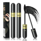 2 in 1 Lash Mascara - 4D Lashes Mascara with Black Mascara for 5X Longer Waterproof Wear Lasting No Clumping Superstrong (2-1PCS)