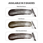 Gobrow Tinted Brow Mascara Eyebrow Gel, Fast Sculpt and Shapes Eyebrows (Dark Brown)