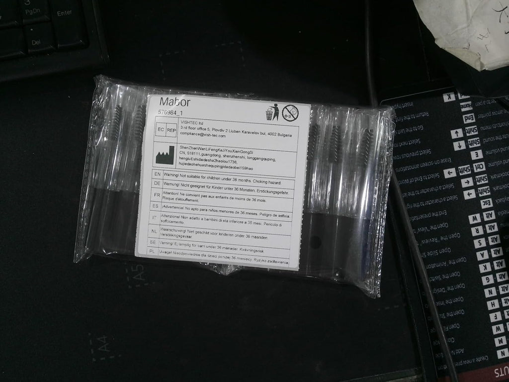 10Ml 10Pcs Empty Mascara Tube and Wand,  Empty Eyelash Serum Tube, Mini Eyelash Bottle with Brush Refillable Clear Mascara Containers for Castor Oil with Leak Stoppers