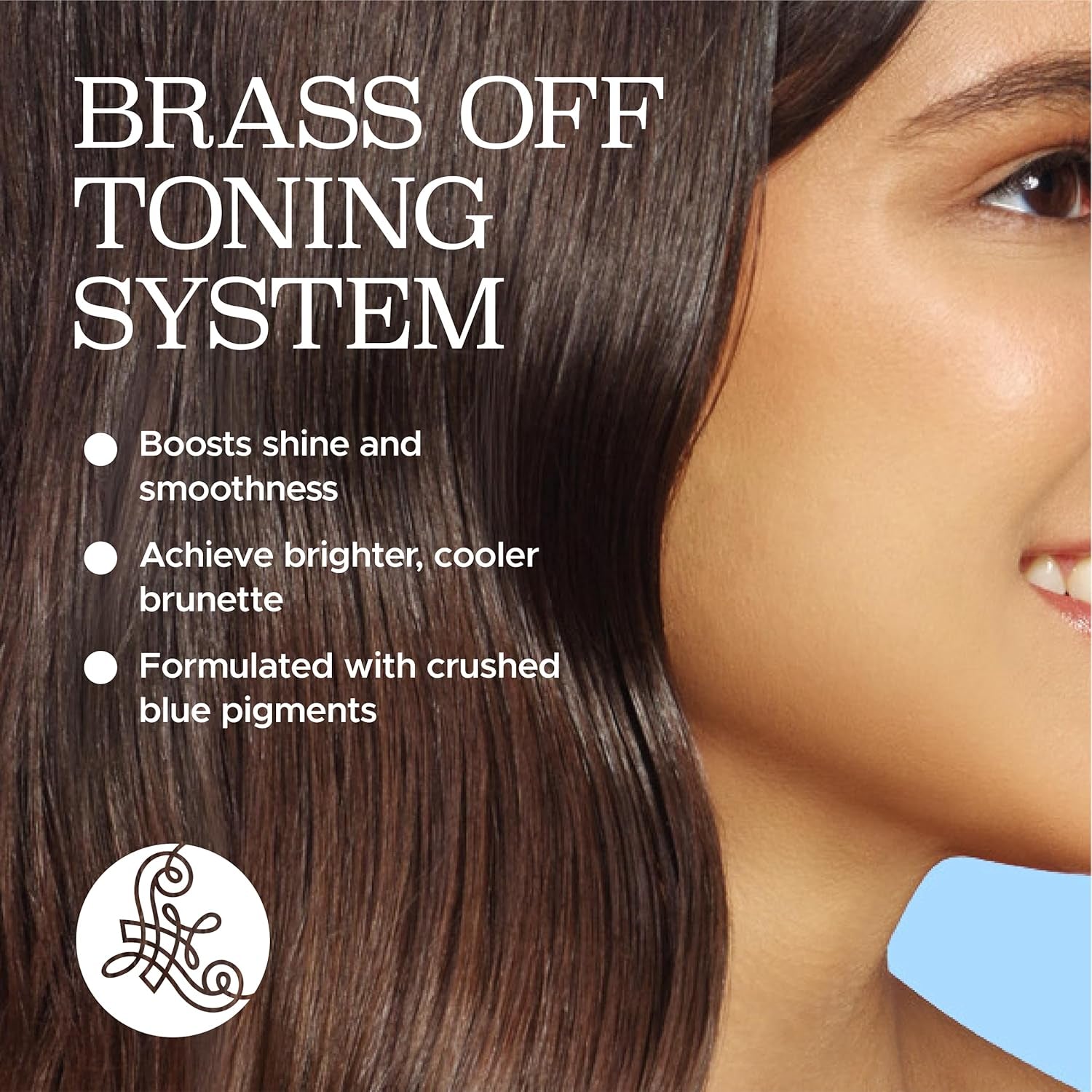 Luseta Color Brightening Blue Shampoo for Brunettes and Brassy Orange Tones, Hair Care Routine Shmapoo for Color Treated Hair, Revive Cool-Toned Hair Colors, Sulfate Free 33.8Oz