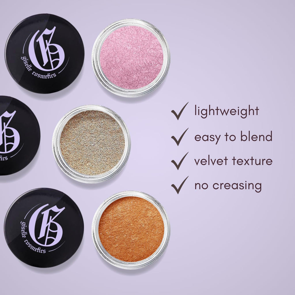 Organic Mineral Loose Powder Pink Pearl - Cream Eyeshadow, Eye Shadow Palette, Glitter Eyeshadow, Highlighter Makeup