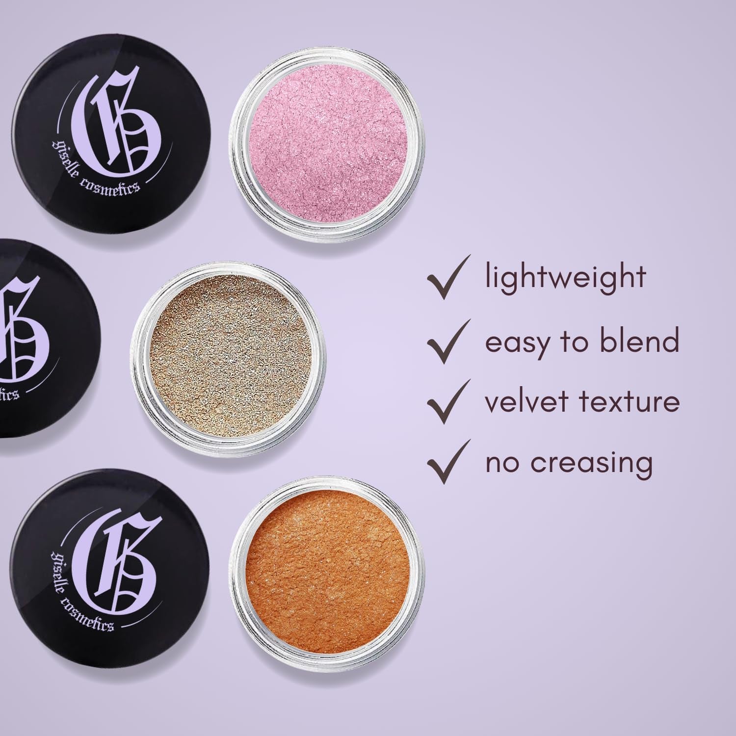 Organic Mineral Loose Powder Pink Pearl - Cream Eyeshadow, Eye Shadow Palette, Glitter Eyeshadow, Highlighter Makeup