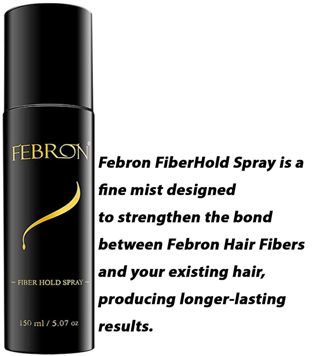 Fiberhold Spray BIG 5.07Oz 150Ml - Hair Spray Extra Hold Locking Fibers (6-12 Months Supply) Fresh Smell - Holding Spray for Hair - Doesn'T Leave Residue (Without Fibers)