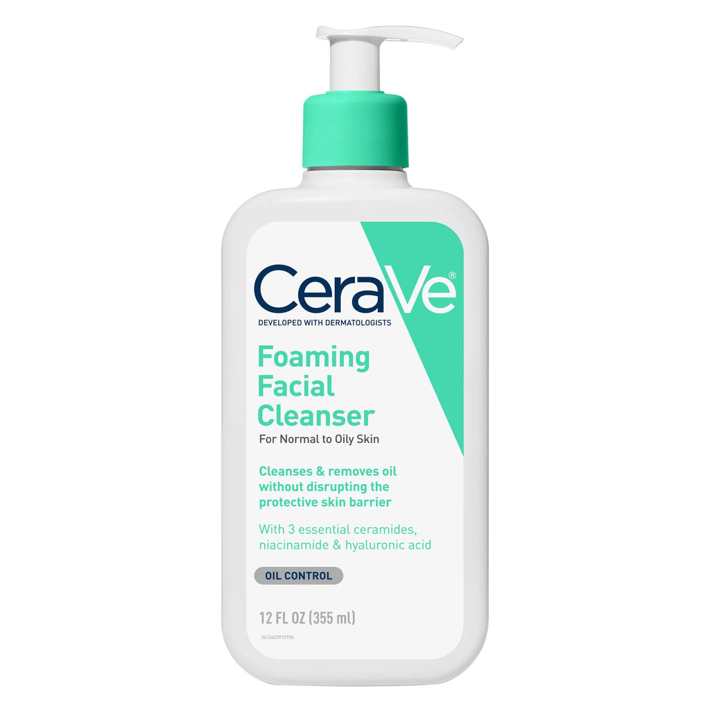 Foaming Facial Cleanser for Normal to Oily Skin, 12 Fl Oz