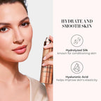 Silk Airbrush Spray Foundation - Full Coverage Foundation - Formula Hydrates & Moisturizes with Hyaluronic Acid, Aloe Vera & Hydrolyzed Silk (Shade - Rich)