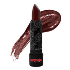 Lipstick Professional Hollywood Makeup Quality -Creamy & Long Lasting – Fashionable Eccentric Gothic Style - Ideal for Halloween - Unique Color & Rich Pigment (Blood Red)