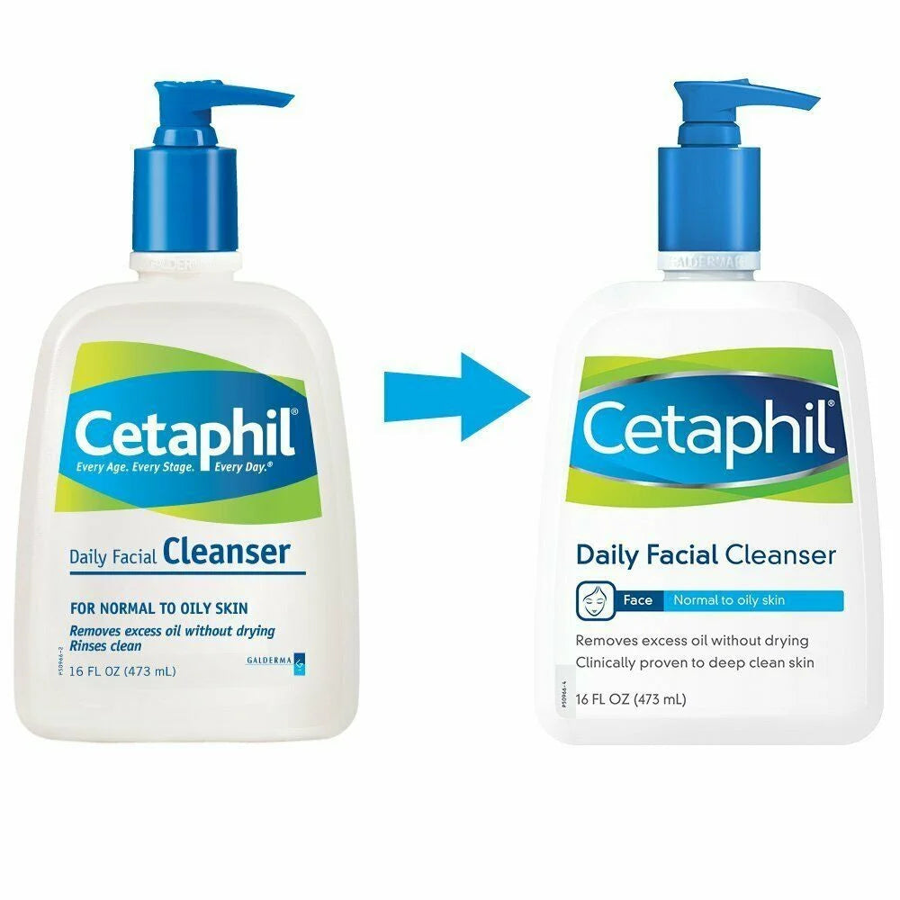 Daily Facial Cleanser Normal to Oily Skin, 16 Oz (Pack of 2)
