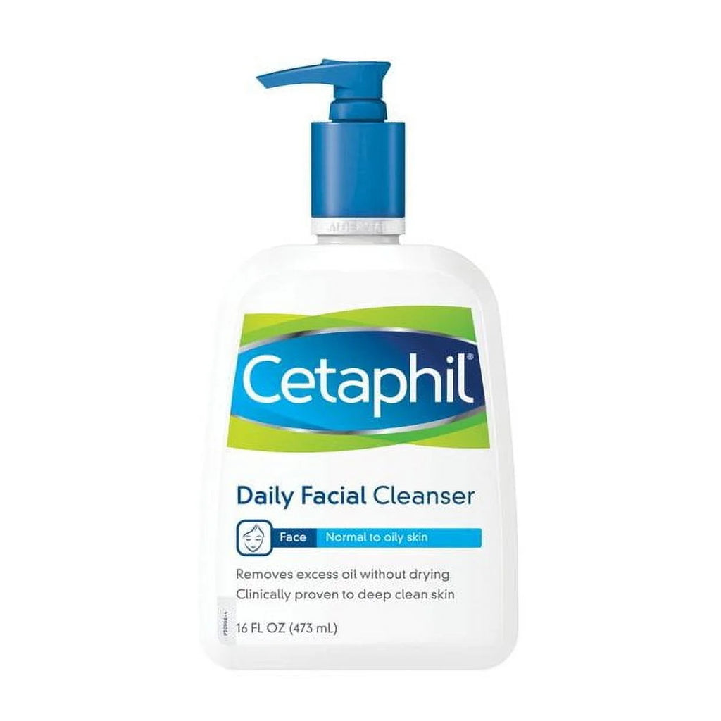 Daily Facial Cleanser Normal to Oily Skin, 16 Oz (Pack of 2)