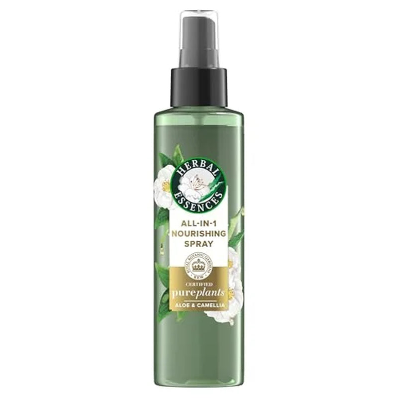 All-In-1 Nourishing Spray, Certified Pure Plants, with Aloe and Camellia Flower Oil, 6 Fl Oz