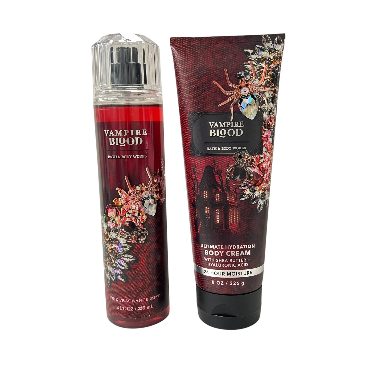 Bath and Body Works Vampire Blood Fragrance Mist & Body Cream Set