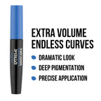 Extreme Waterproof Mascara Volume and Length – Smudge-Proof Voluminous Mascara Black Long Lasting Tubing Effect – Vegan Formula, Non-Flaking for Stunning Lashes – Made in Italy