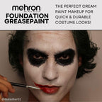 Makeup Foundation Greasepaint | Stage, Face Paint, Body Paint, Halloween Makeup 1.25 Oz (38 G) (BLACK)