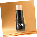 Multi-Use Highlighter Stick for Face Makeup Smooth Texture Highlighter Pen Portable Makeup Tool for Beginners for Cheeks Brow Bones and Nose