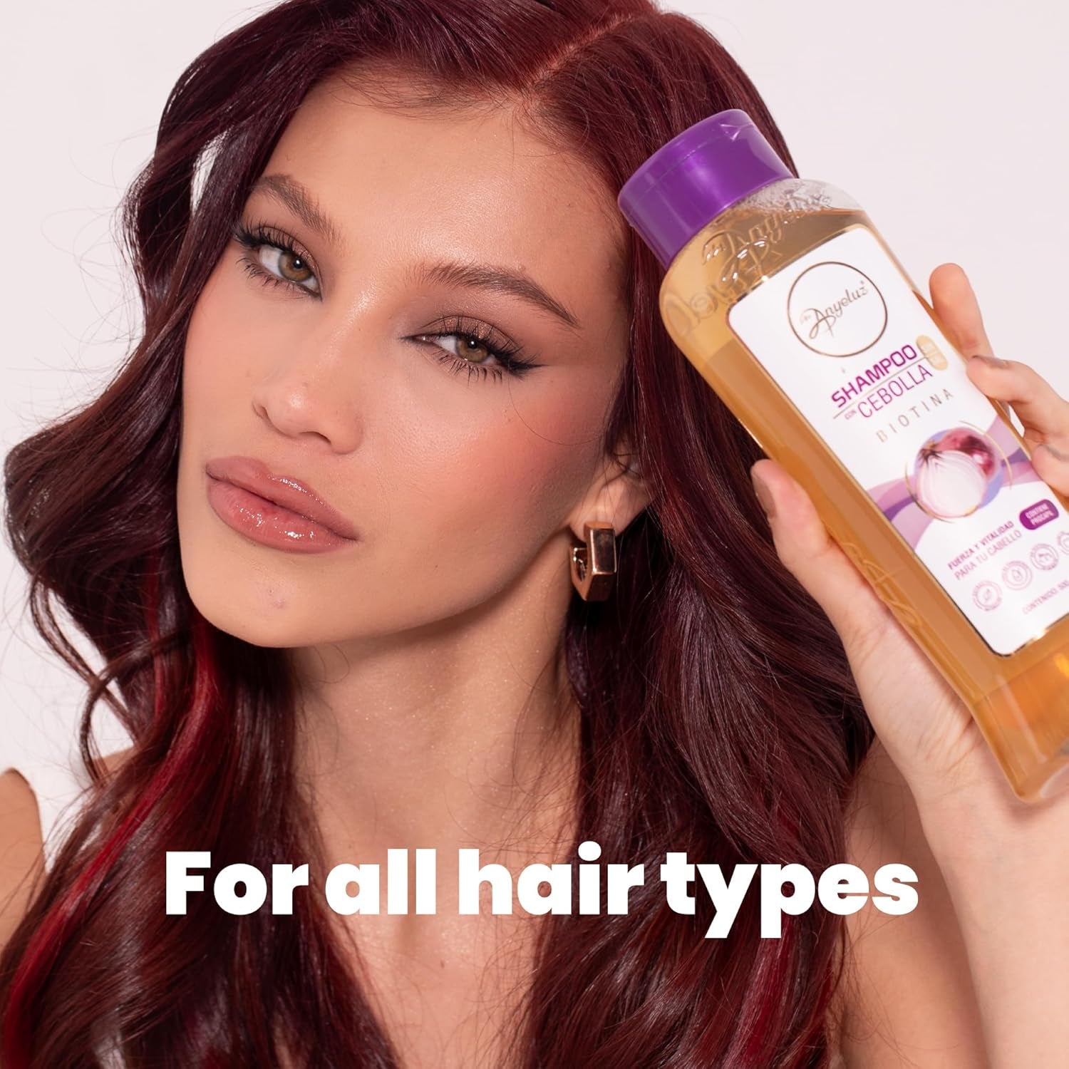 Kit Duo Onion Shampoo + Mini Travel Size, Hair Care & Hydration, Oil-Control & Deep Cleansing, Shine-Enhancing & Strengthening Formula, Natural Extracts, All Hair Types