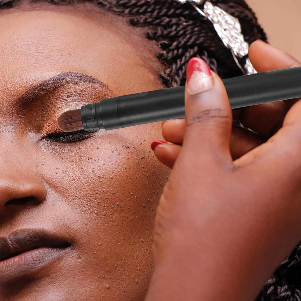Dual Sided Makeup Brush Eye Shadow Stick Eye Makeup Pen Precision Applicator Travel-Friendly