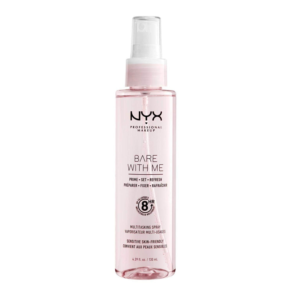 Bare with Me Multitasking Primer & Setting Spray & Butter Gloss, Non-Sticky Lip Gloss - Sugar Glass (Clear)