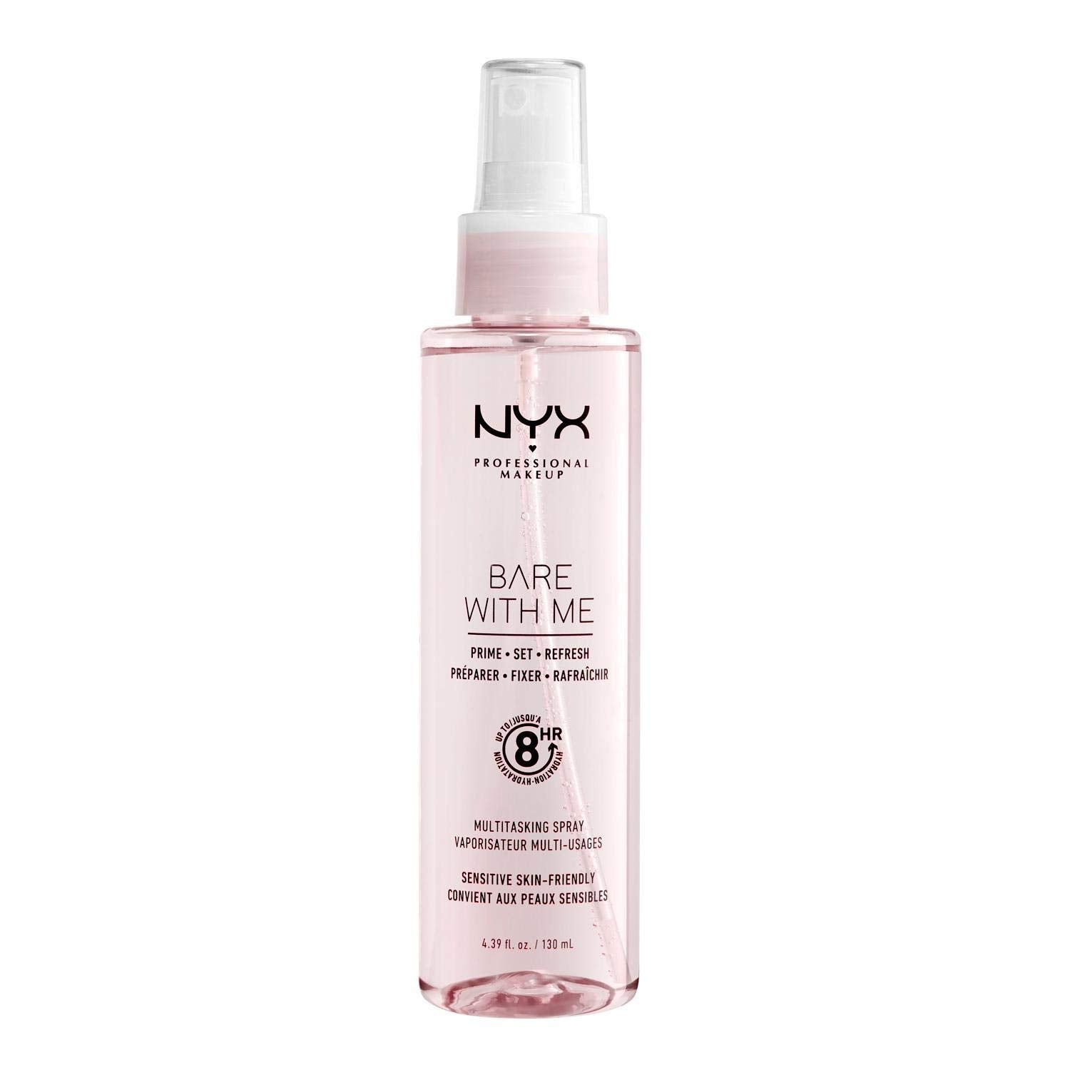 Bare with Me Multitasking Primer & Setting Spray & Butter Gloss, Non-Sticky Lip Gloss - Sugar Glass (Clear)