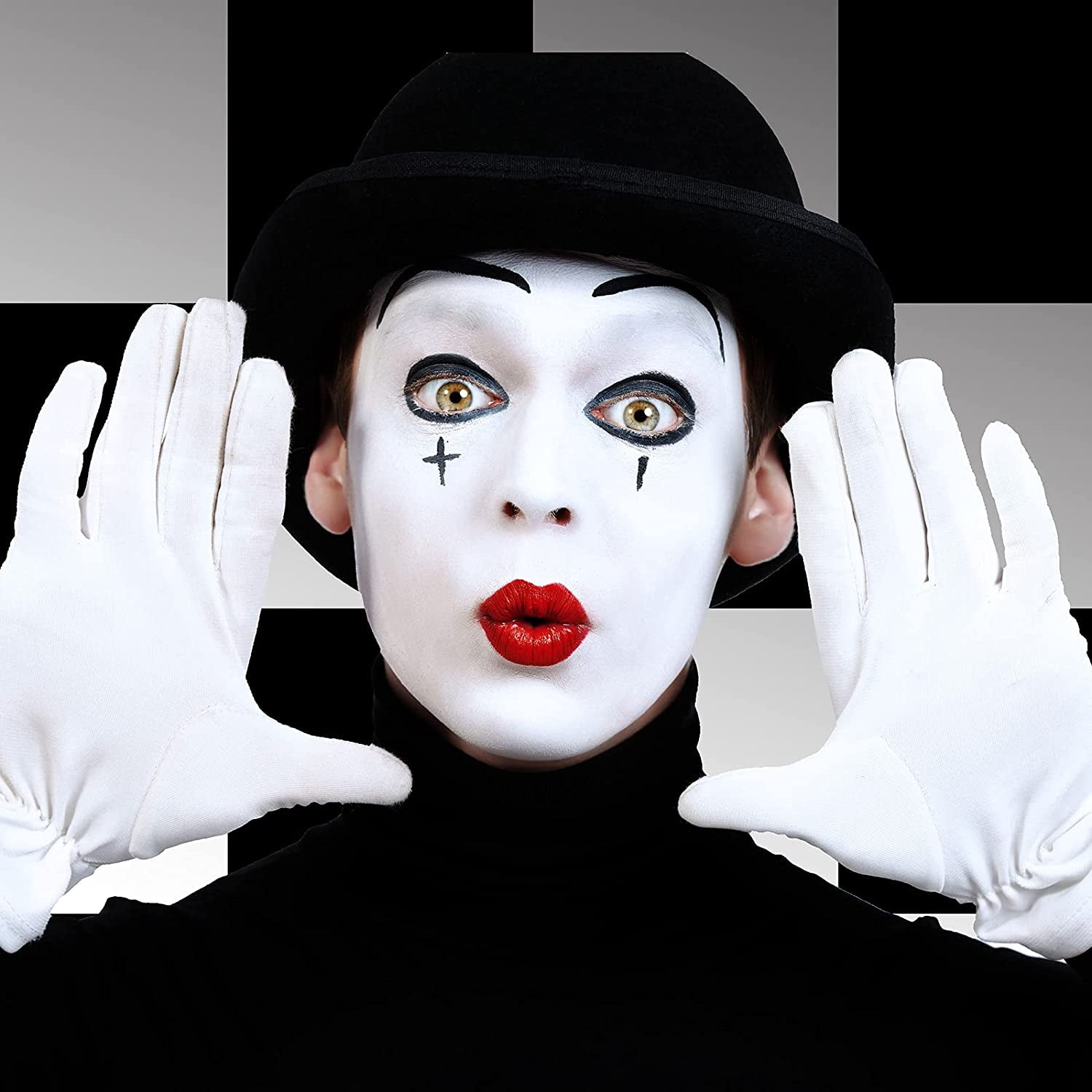 White Face and Body Paint,Professional Oil Based Creamy Painting Palette for Party Halloween Stage Cosplay Clown Sfx Makeup - Non Toxic for Adults and Kids (Large 70G/2.46Oz)