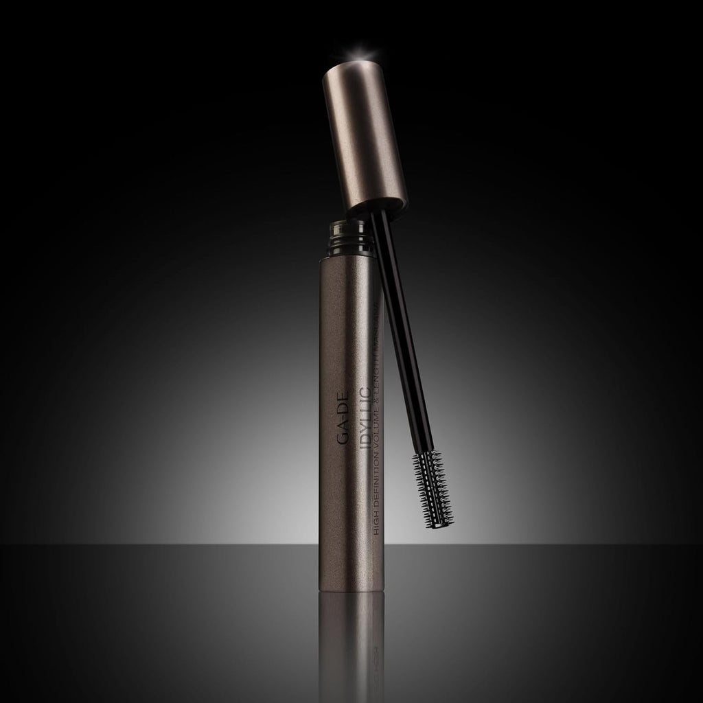 Idyllic High Definition Volume and Length Mascara - Infused with Marine Algae, Grape Seed Extract, and Hydra-Mineral Complex - Black - 0.3 Oz