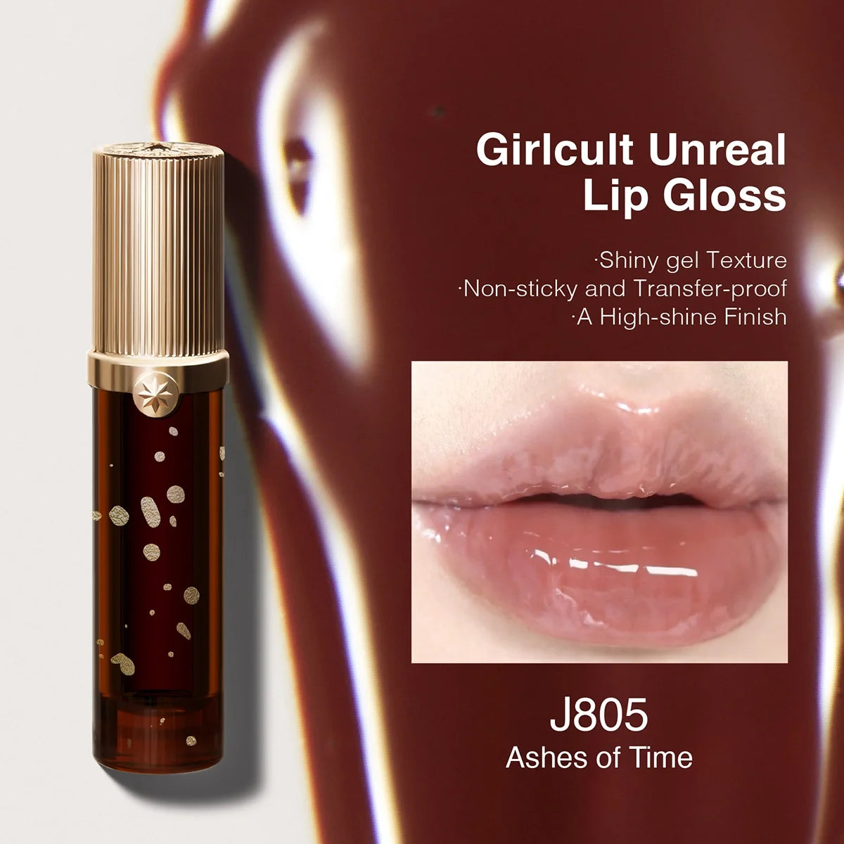 High Shine Lip Gloss, Moisturizing Lip Lacquer, Quick-Drying Glossy Finish Lip Glaze, Hydrating Lip Stain for a Luminous Look