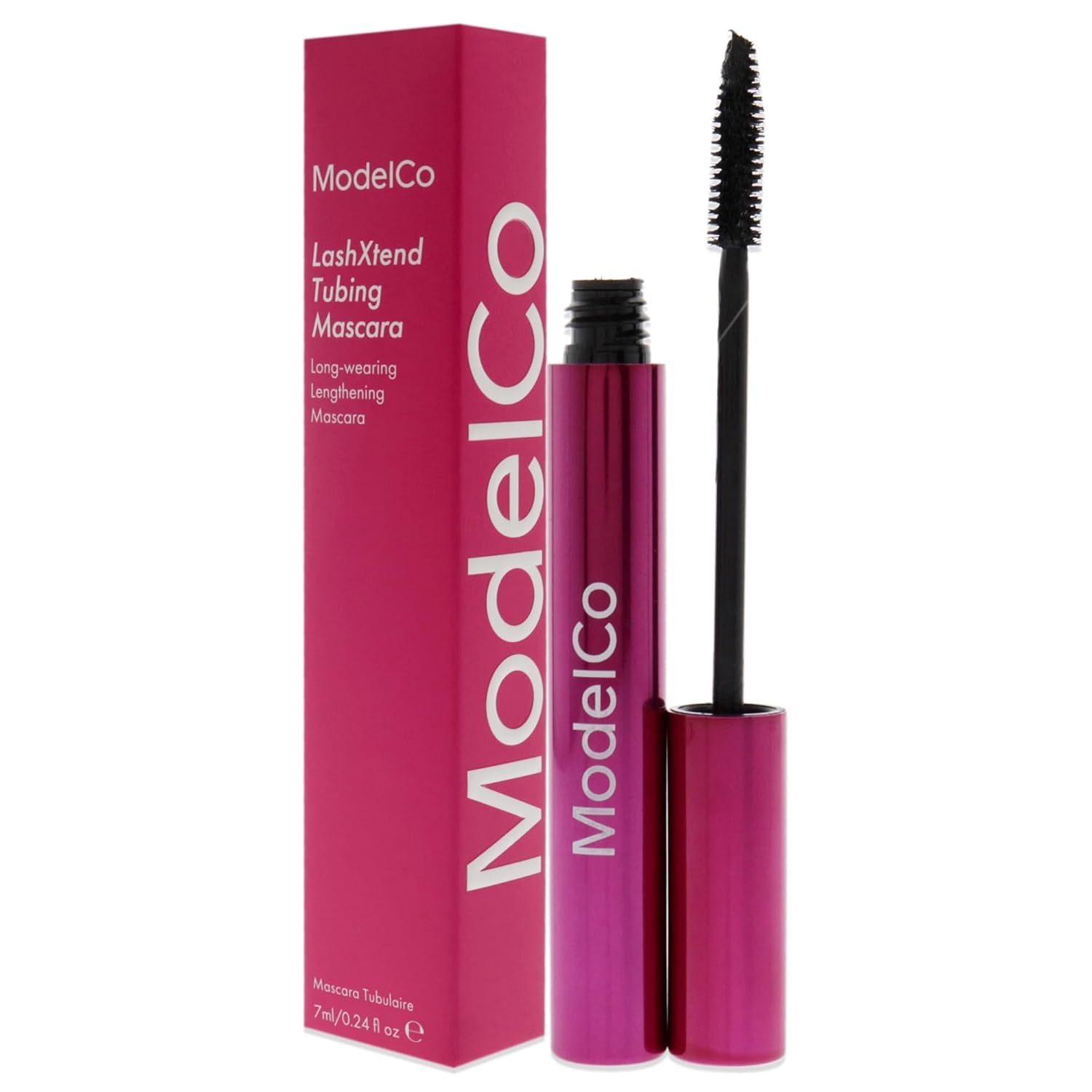 Lashxtend Tubing Mascara - Highly Pigmented and Glossy - Innovative Formula Won'T Smudge or Flake - Long Lasting - Intense Lengthening for Extreme Lash Effect - Easy Removal - Black - 0.24 Oz