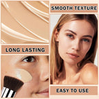 Airbrush Foundation Makeup Airbrush Flawless Setting Spray Foundation Makeup Lightweight Breathable Matte Foundation for Natural Radiant Finish-（02 Beige）