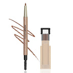Eyebrow Pencil Kit, Eyebrow Filler Pencil with Brush, Long Lasting Shaping Brow Pen, with 3 Replacement Refills and Brow Stencils
