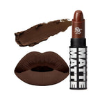 Lipstick, Matte Finish, Long-Lasting, Highly Pigmented, Smooth Apply, Full Coverage Lip Color Makeup (Espresso)