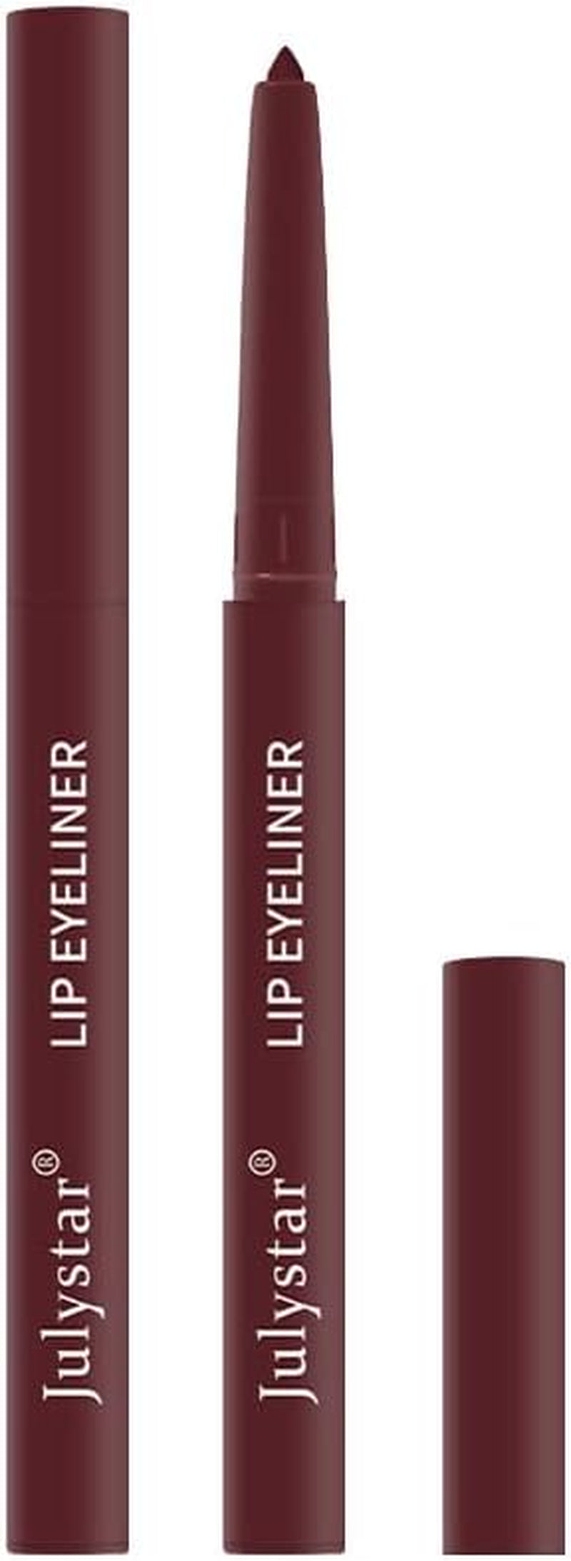 2Pcs Matte Lip Liner Pens, One Step Lips Makeup Pigment Velvety Nude Lip Stain Waterproof Lip Gloss Long Lasting Lipstick Lip Contour Makeup Lip Liner Shaping Cosmetic Tool, Type 6