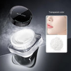 Loose Setting Powder Makeup for Face, Oil Control Smooth Face Makeup Powder Foundation, Waterproof Setting Powder Compact, Make up Finishing Powder (Transparent)