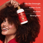 Curl Stretch Detangling Conditioner Kalahari Melon Oil Infused with Hyaluronic Serum Type 4 Curly Hair, 13 Oz