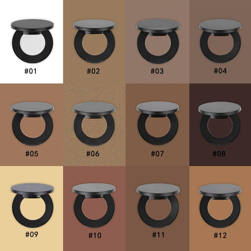 Flawless Pressed Powder, Setting Powder Makeup, Longwear Face Powder Foundation, Smooth Complexion, Portable Compact Long-Lasting Matte Finish 05