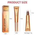 Blush Pen,Beauty Liquid Blush Stick with Cushion,Matte Face Blush,Natural Silky Smooth Creamy Liquid Blush Wand, Lightweight Blendable Blush Stick for Cheek Lip(03# Blush-Cherry Red)