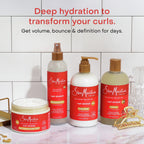 Curl Stretch Detangling Conditioner Kalahari Melon Oil Infused with Hyaluronic Serum Type 4 Curly Hair, 13 Oz