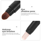 Dual Sided Makeup Brush Eye Shadow Stick Eye Makeup Pen Precision Applicator Travel-Friendly