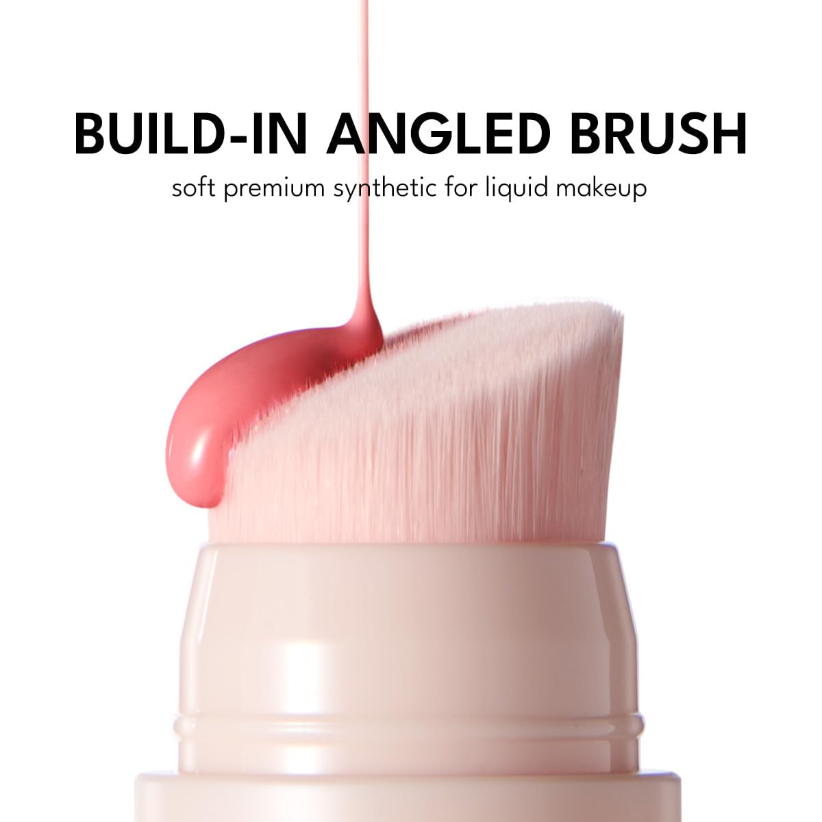 Liquid Blush Stick for Cheeks Natural Matte Finish Make Up, High Pigment Blush Stick Long-Lasting Dewy Cheek Tint with Build in Brush#L001