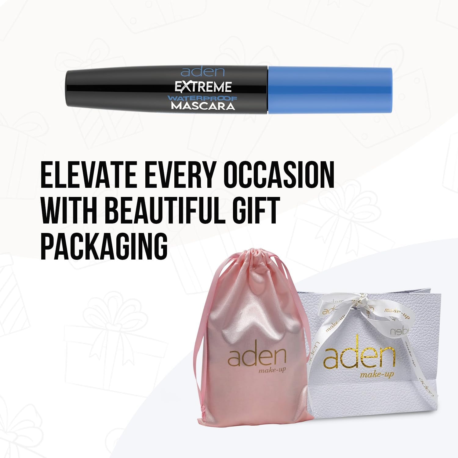 Extreme Waterproof Mascara Volume and Length – Smudge-Proof Voluminous Mascara Black Long Lasting Tubing Effect – Vegan Formula, Non-Flaking for Stunning Lashes – Made in Italy