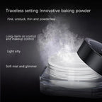 Loose Setting Powder Makeup for Face, Oil Control Smooth Face Makeup Powder Foundation, Waterproof Setting Powder Compact, Make up Finishing Powder (Transparent)