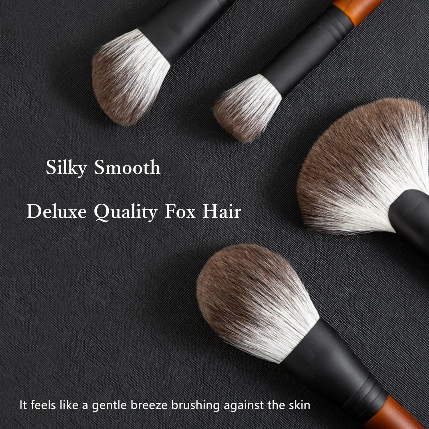 Contour Brush for Makeup Face Powder Brushes–Contour & Define–Perfect for Contour Powder，Blush, Bronzer, Highlighter–Even and Natural Application, Made with Natural Animal Hair Fox Bristles,