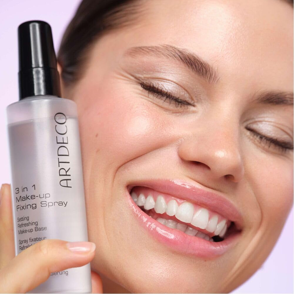 3 in 1 Make-Up Fixing Spray – Fix, Refresh, Prime: Prepare the Face for Makeup - Face Primer - Setting Spray - Vegan - 3.38 Fl Oz