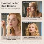 Nourishing Lash & Brow Serum – Enhances the Look of Fuller, Longer Eyelashes and Eyebrows – Gentle Formula for Sensitive Eyes – Vegan & Cruelty-Free – 0.17 Fl Oz (Pack of 2)